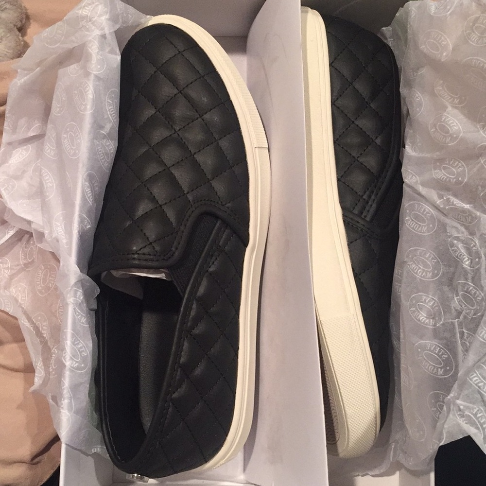 size 8.5 black steve madden shoes